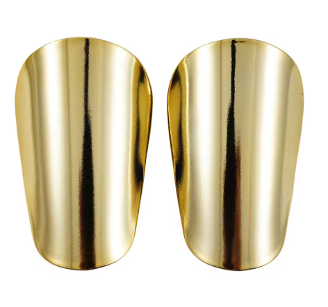 GripZone Mini Gold Shin Pads | Ultra-Lightweight Elite Football Guards